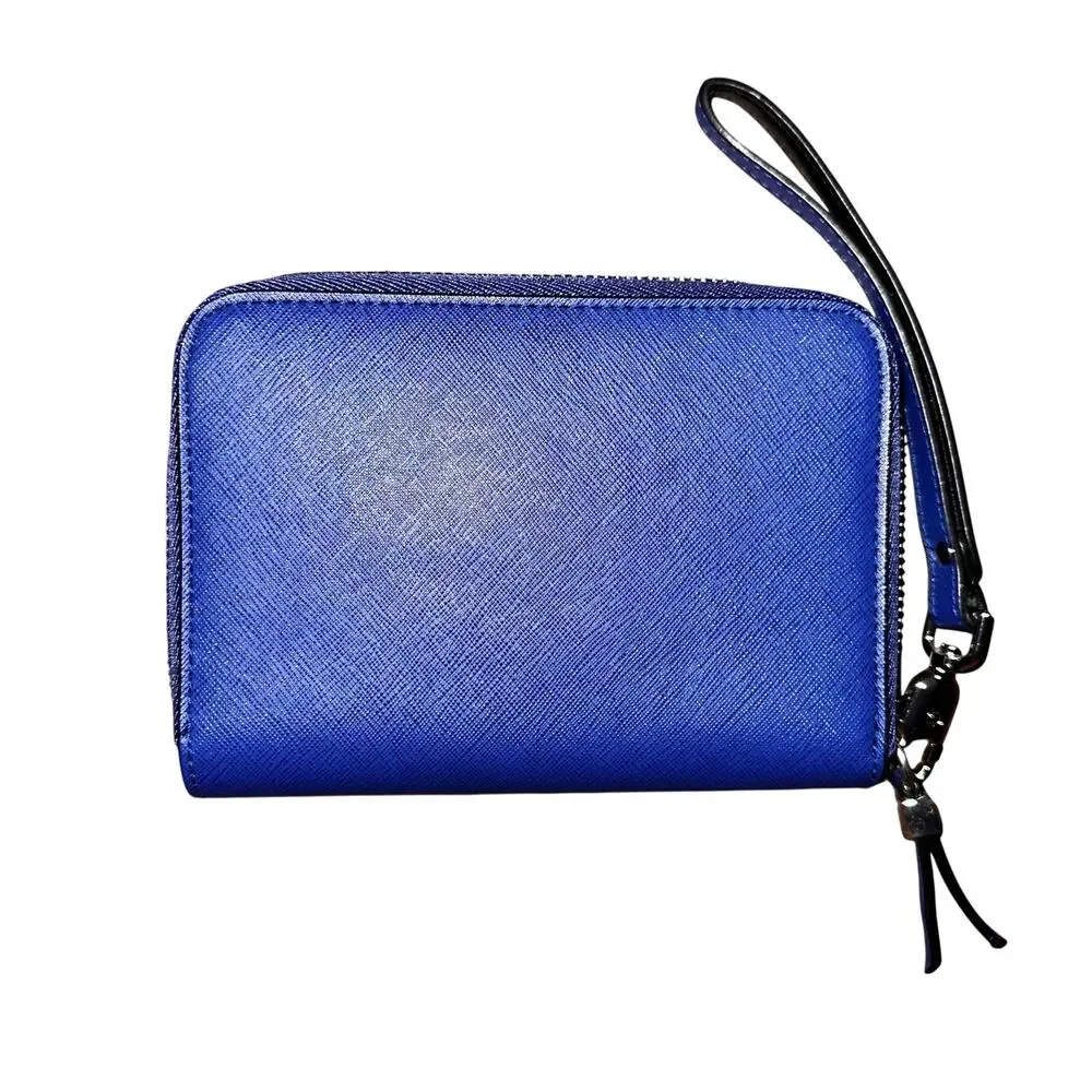 UEC Chic Stella & Dot Blue Chelsea Tech Wallet with Wristlet Strap
